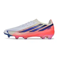 Chuteira Campo Adidas F50 Hyperfast FG LL Rosa, Branco e Azul - imagem 1
