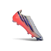Chuteira Campo Adidas F50 Hyperfast FG LL Rosa, Branco e Azul - imagem 6