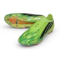 Chuteira Campo Adidas F50 Hyperfast FG LL Verde e Preto - imagem 3