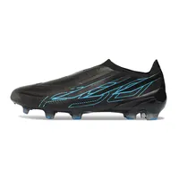 Chuteira Campo Adidas F50 Hyperfast LL FG Preto e Azul - imagem 1