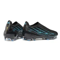 Chuteira Campo Adidas F50 Hyperfast LL FG Preto e Azul - imagem 2