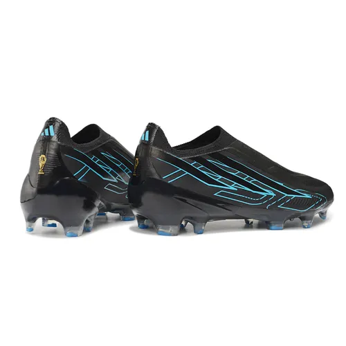 Chuteira Campo Adidas F50 Hyperfast LL FG Preto e Azul