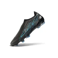 Chuteira Campo Adidas F50 Hyperfast LL FG Preto e Azul - imagem 6