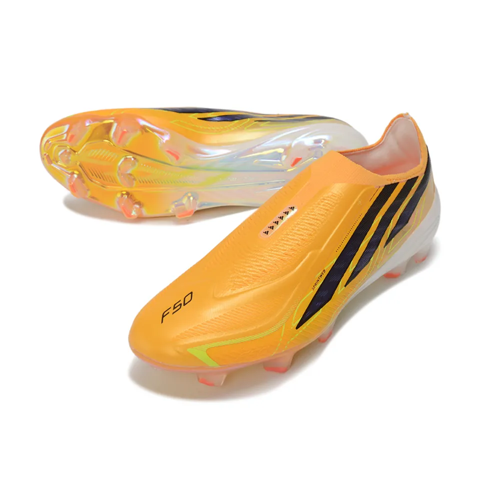 Chuteira Campo Adidas F50 Hyperfast LL FG Amarelo
