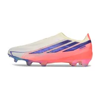 Chuteira Campo Adidas F50 Hyperfast LL FG Branco, Azul e Rosa - imagem 1