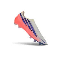 Chuteira Campo Adidas F50 Hyperfast LL FG Branco, Azul e Rosa - imagem 6