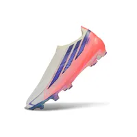 Chuteira Campo Adidas F50 Hyperfast LL FG Branco, Azul e Rosa - imagem 3