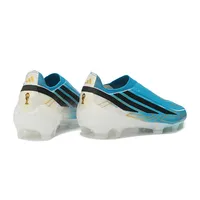 Chuteira Campo Adidas F50 Hyperfast LL FG Azul, Branco e Preto - imagem 4