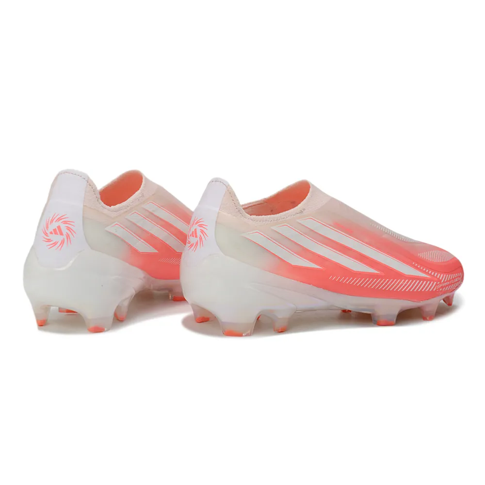 Chuteira Campo Adidas F50 Hyperfast LL FG Rosa e Branco