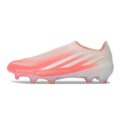 Chuteira Campo Adidas F50 Hyperfast LL FG Rosa e Branco