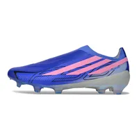 Chuteira Campo Adidas F50 Hyperfast LL FG Azul e Rosa - imagem 1