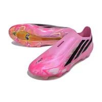 Chuteira Campo Adidas F50 Hyperfast LL FG Rosa e Preto - imagem 4