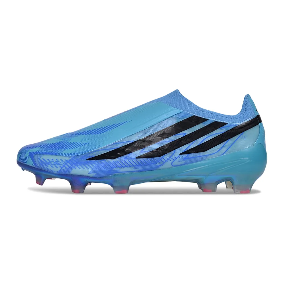 Chuteira Campo Adidas F50 Hyperfast LL FG Azul e Preto