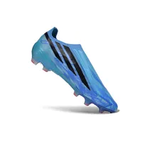 Chuteira Campo Adidas F50 Hyperfast LL FG Azul e Preto - imagem 2
