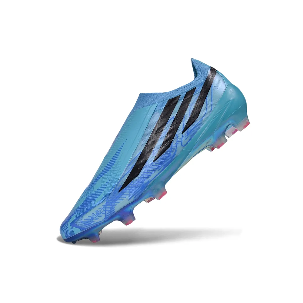 Chuteira Campo Adidas F50 Hyperfast LL FG Azul e Preto
