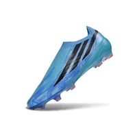 Chuteira Campo Adidas F50 Hyperfast LL FG Azul e Preto - imagem 6