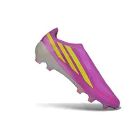 Chuteira Campo Adidas F50 Hyperfast LL FG Roxo e Amarelo - imagem 2