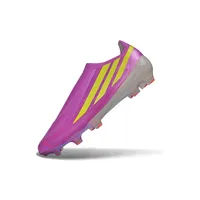 Chuteira Campo Adidas F50 Hyperfast LL FG Roxo e Amarelo - imagem 6