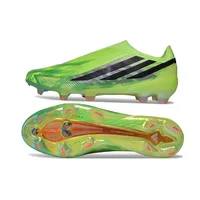 Chuteira Campo Adidas F50 Hyperfast LL FG Verde e Preto - imagem 7