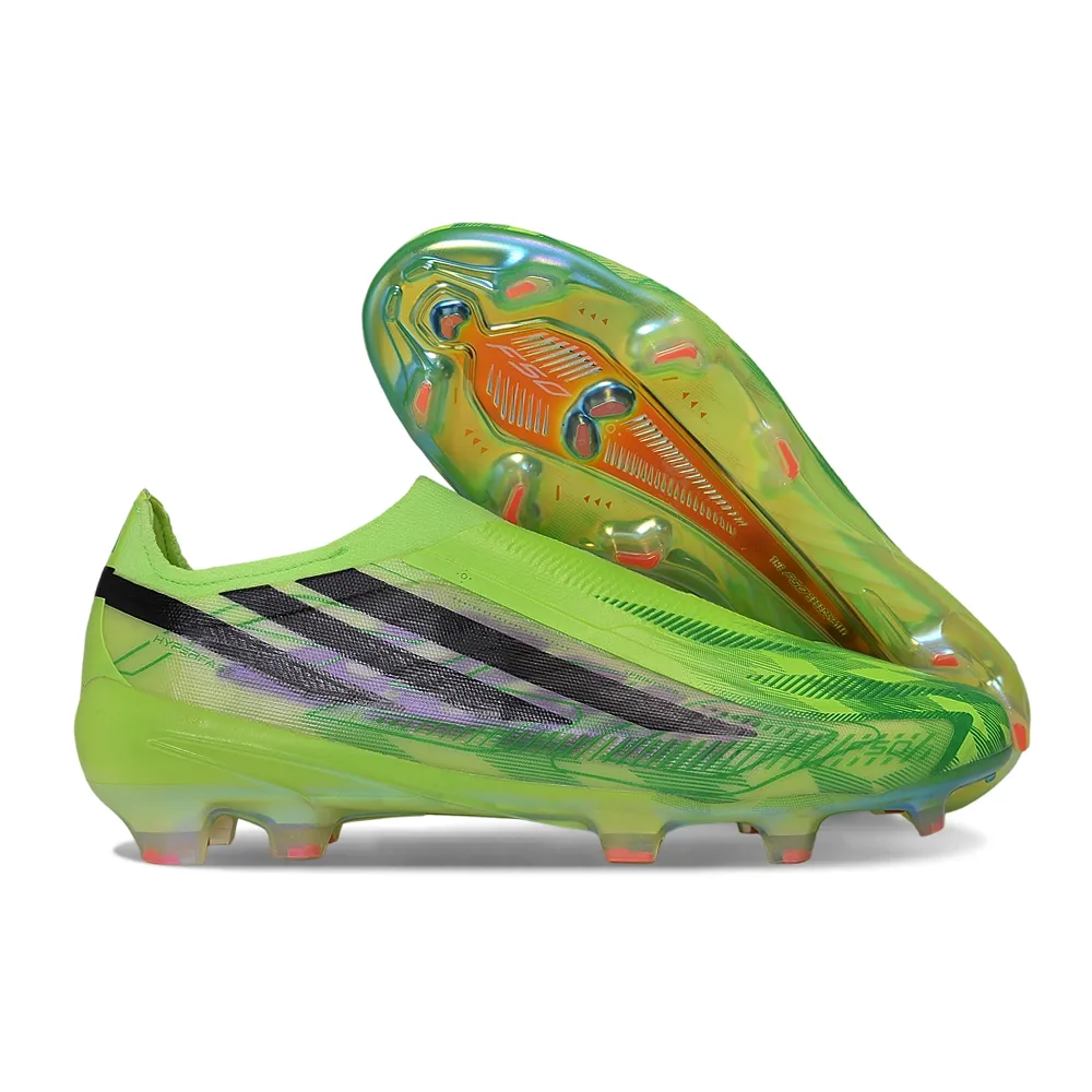 Chuteira Campo Adidas F50 Hyperfast LL FG Verde e Preto