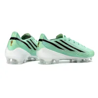 Chuteira Campo Adidas F50 Hyperfast FG LL Verde, Preto e Branco - imagem 4