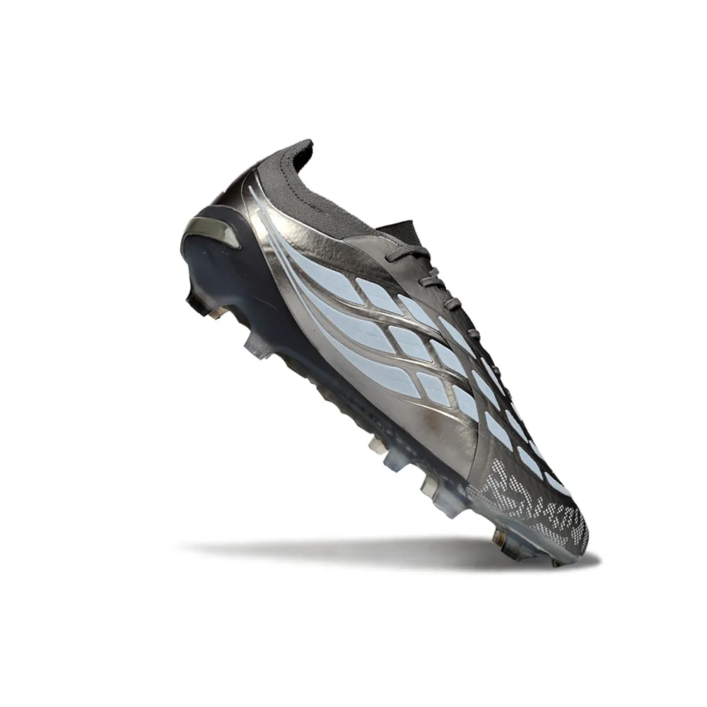 Chuteira Campo Adidas Predator 26 Elite FG Prata