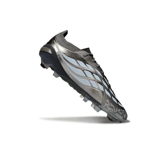 Chuteira Campo Adidas Predator 26 Elite FG Prata