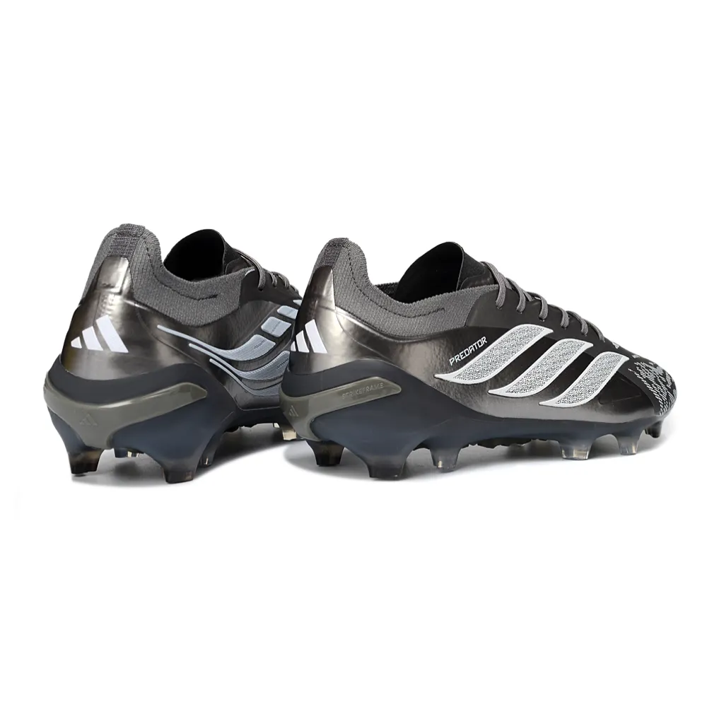 Chuteira Campo Adidas Predator 26 Elite FG Prata