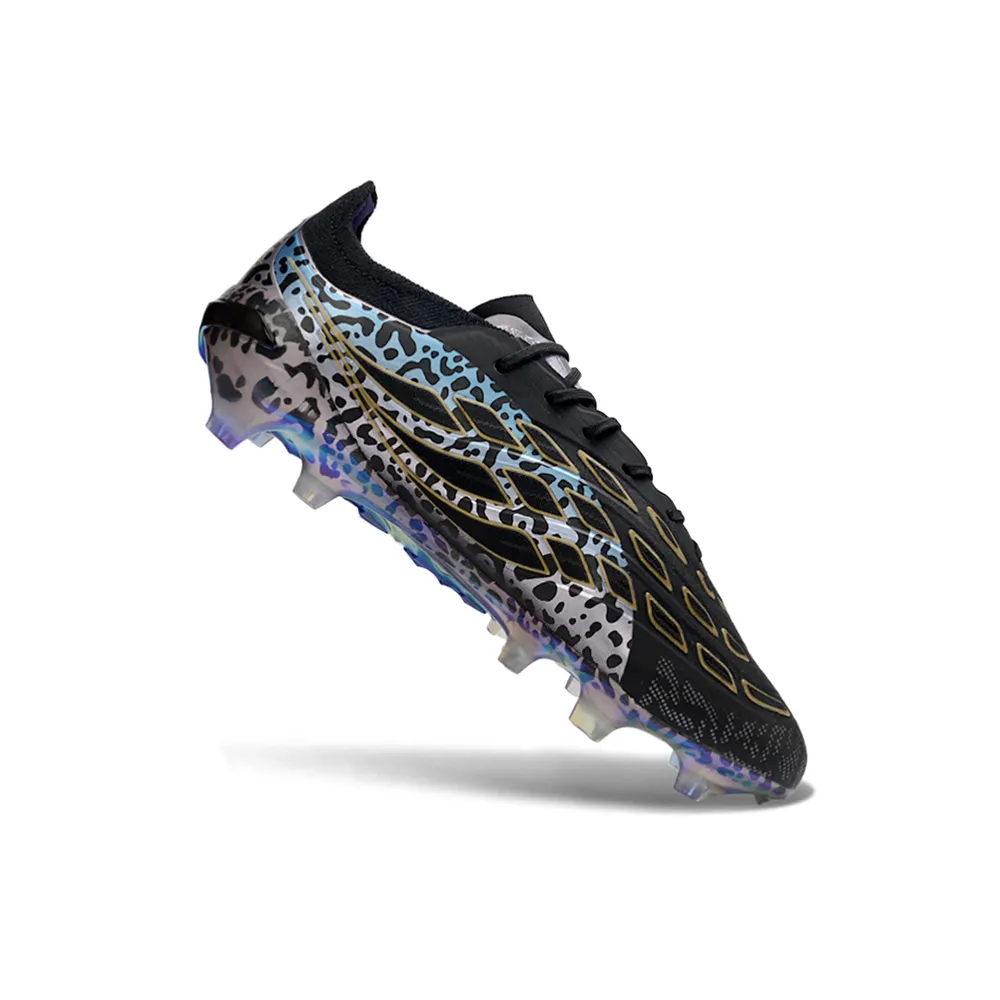 Chuteira Campo Adidas Predator 26 Elite FG Preto e Prata