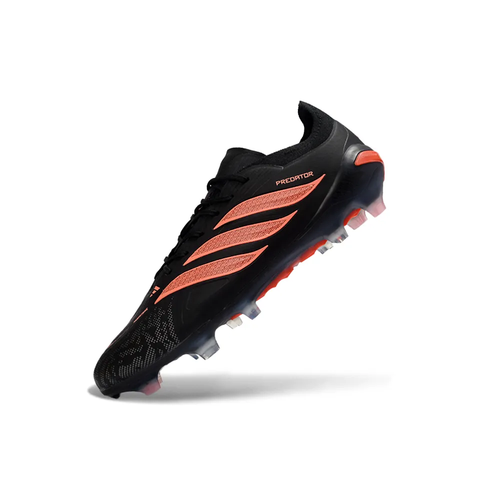 Chuteira Campo Adidas Predator 26 Elite FG Preto e Laranja