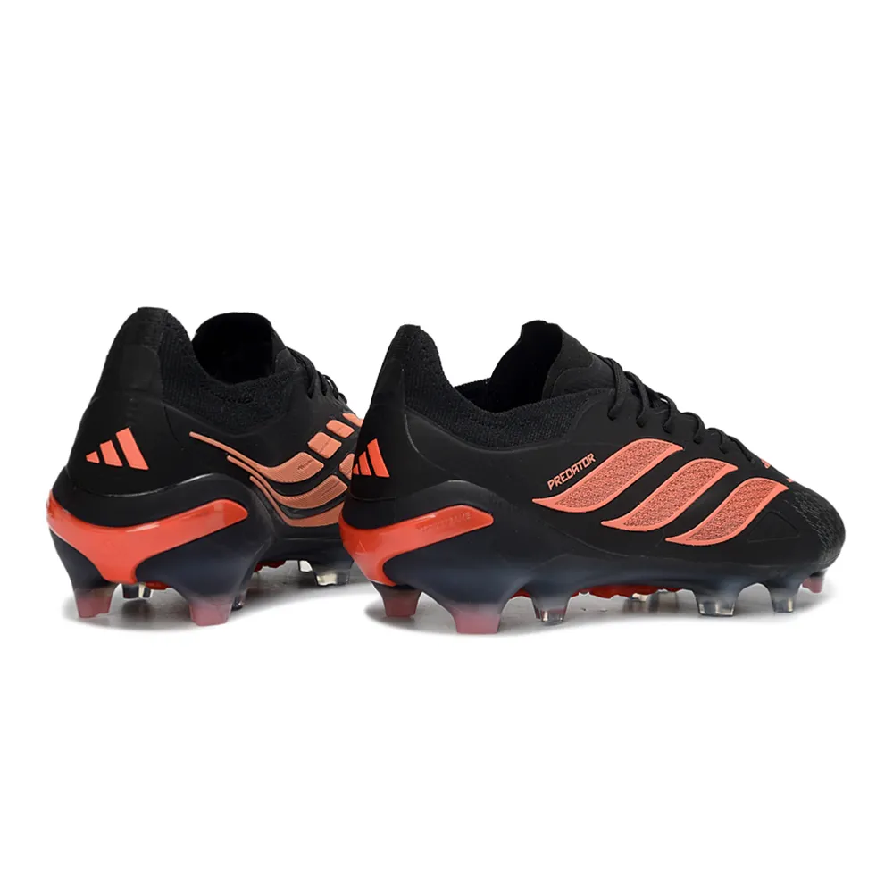 Chuteira Campo Adidas Predator 26 Elite FG Preto e Laranja