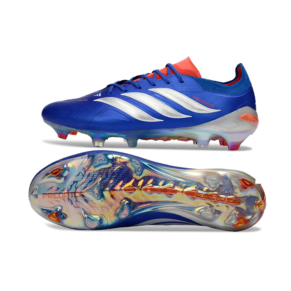 Chuteira Campo Adidas Predator 26 Elite FG Azul