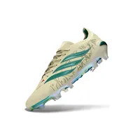 Chuteira Campo Adidas Predator 26 Elite FG Bege e Verde - imagem 2