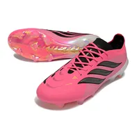 Chuteira Campo Adidas Predator 26 Elite FG Rosa e Preto - imagem 2