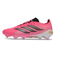 Chuteira Campo Adidas Predator 26 Elite FG Rosa e Preto - imagem 1