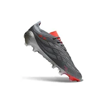 Chuteira Campo Adidas Predator 26 Elite FG Cinza e Laranja - imagem 4