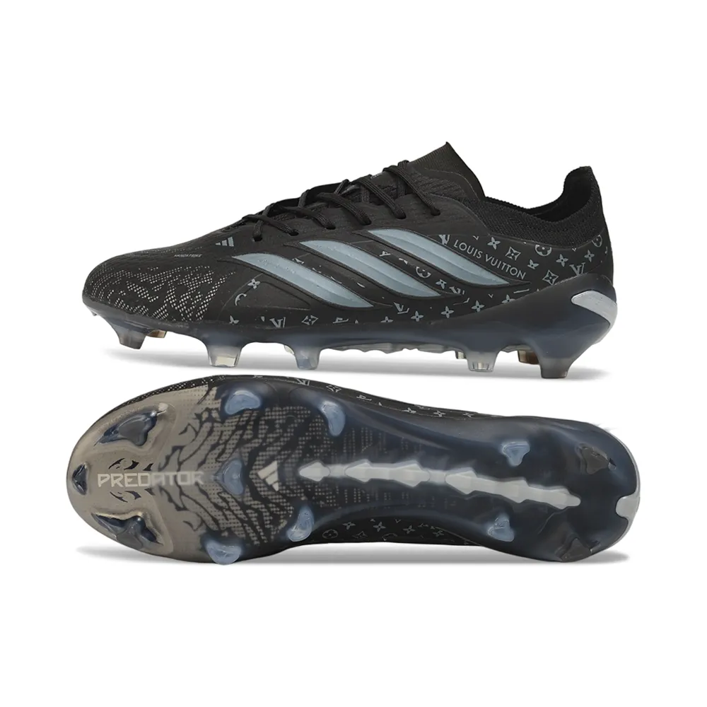 Chuteira Campo Adidas Predator 26 Elite FG Preto