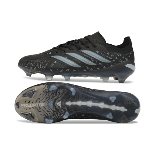 Chuteira Campo Adidas Predator 26 Elite FG Preto