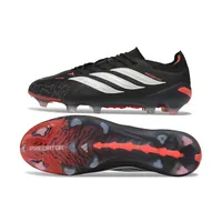 Chuteira Campo Adidas Predator 26 Elite FG Preto, Branco e Laranja - imagem 5