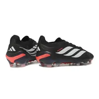 Chuteira Campo Adidas Predator 26 Elite FG Preto, Branco e Laranja - imagem 4