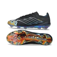 Chuteira Campo Adidas Predator 26 Elite FG Preto, Azul e Dourado - imagem 2