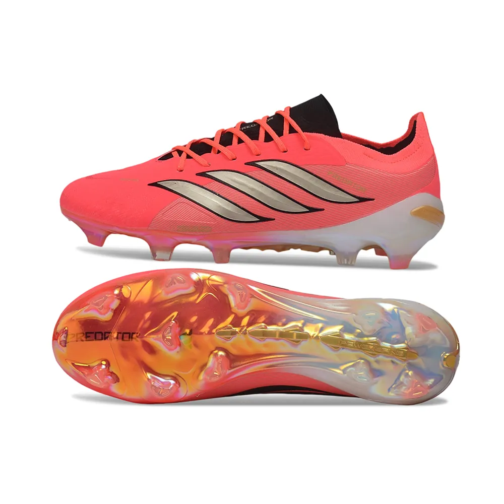 Chuteira Campo Adidas Predator 26 Elite FG Rosa