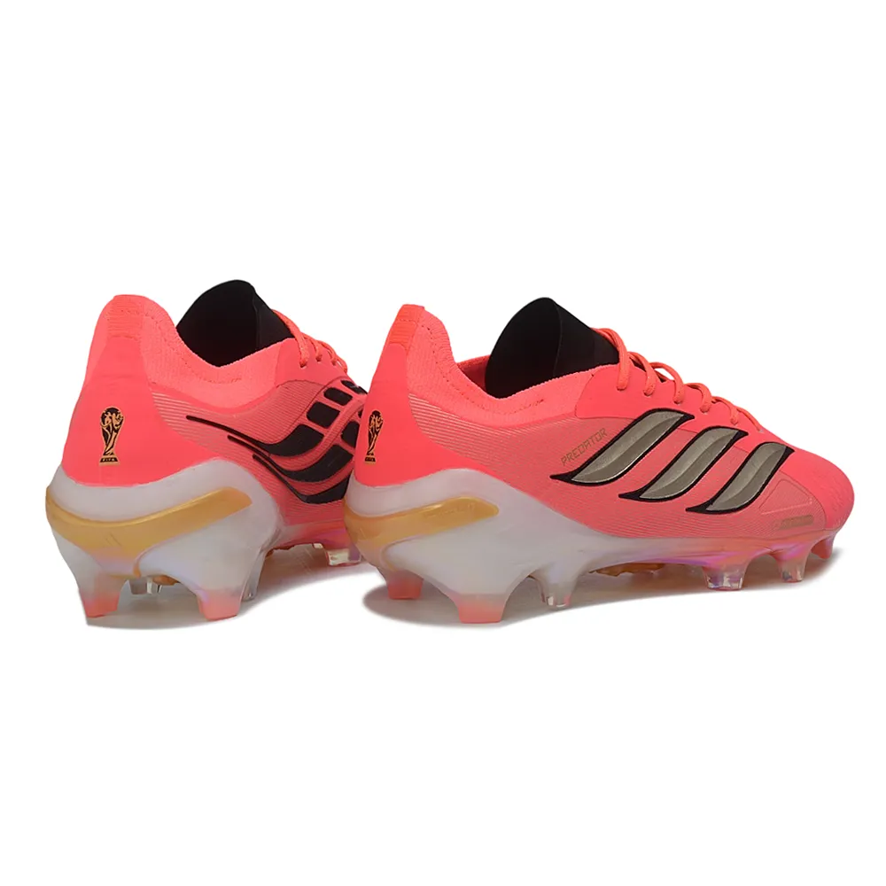 Chuteira Campo Adidas Predator 26 Elite FG Rosa