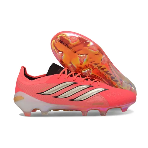 Chuteira Campo Adidas Predator 26 Elite FG Rosa