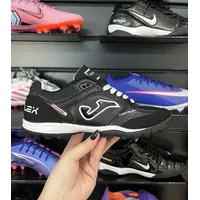 Chuteira Society Joma Top Flex Rebound TF Preta e Branca - Pronta Entrega - imagem 1