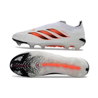 Chuteira Campo Adidas Predator LL 26 Elite FG Branco e Laranja - imagem 2