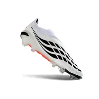 Chuteira Campo Adidas Predator LL 26 Elite FG Branco e Laranja - imagem 3
