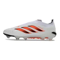 Chuteira Campo Adidas Predator LL 26 Elite FG Branco e Laranja - imagem 1