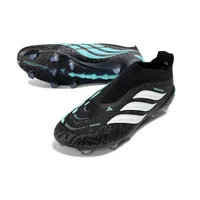 Chuteira Campo Adidas Predator LL 26 Elite FG Preto, Branco e Azul - imagem 2