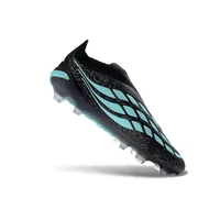 Chuteira Campo Adidas Predator LL 26 Elite FG Preto, Branco e Azul - imagem 5
